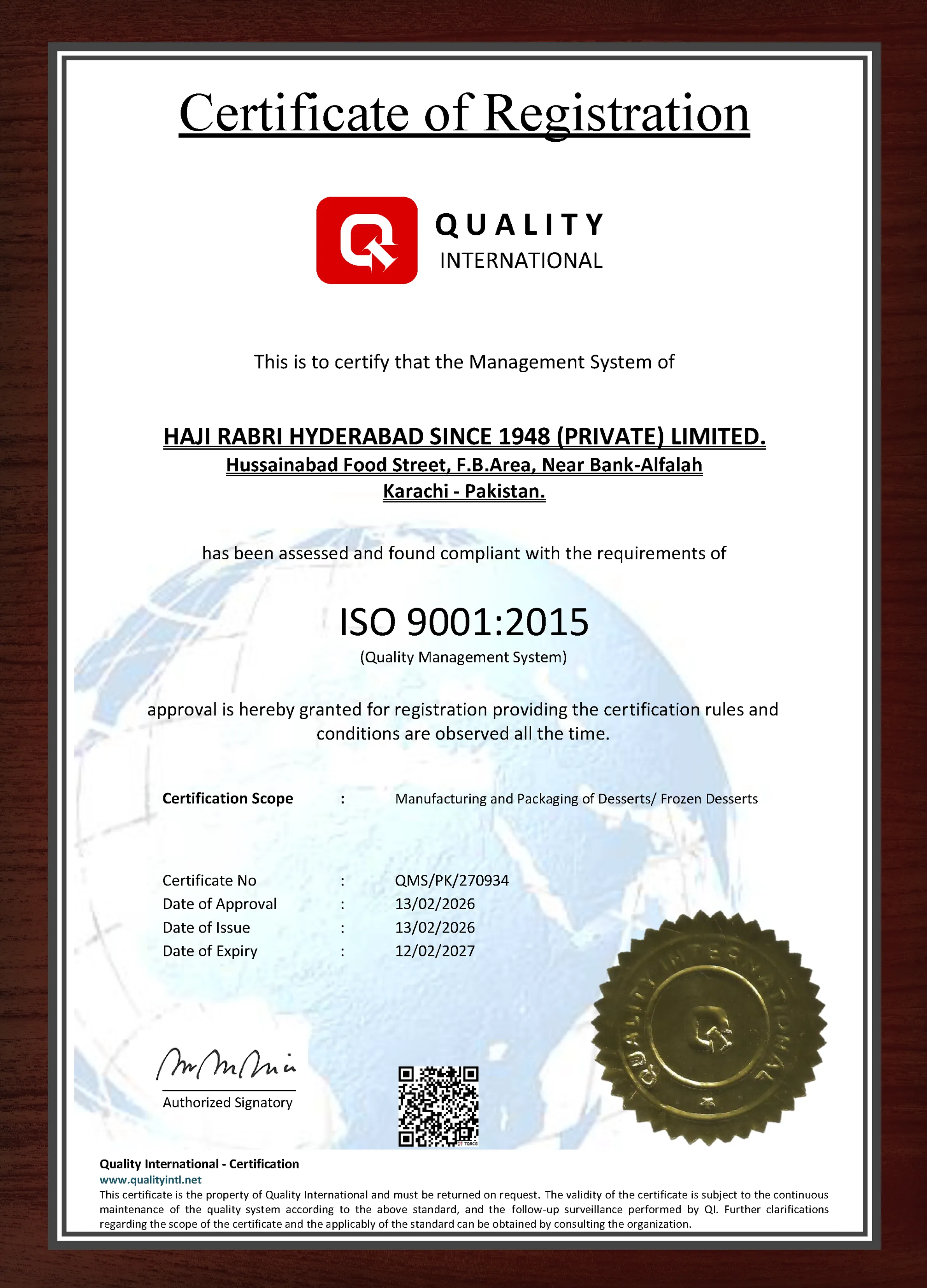 Halal Certified Products